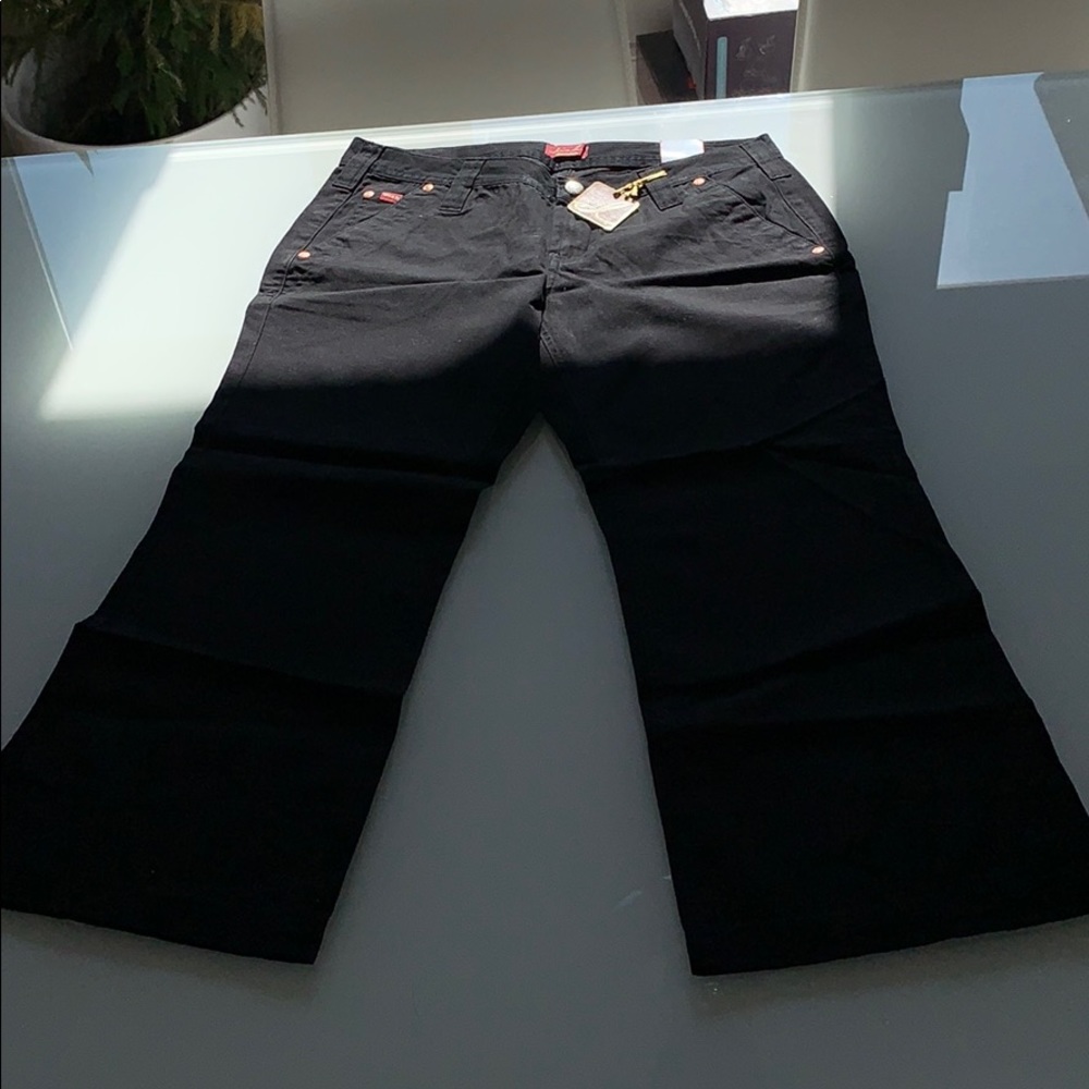 Dish cropped wide-leg summer pants
